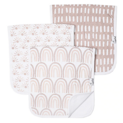 Copper Pearl Bliss Burp Cloths- - Elegant Mommy