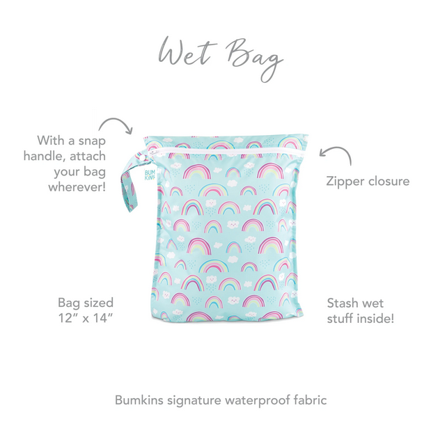 Wet Bag- Rainbows - Elegant Mommy
