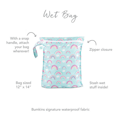 Wet Bag- Rainbows - Elegant Mommy