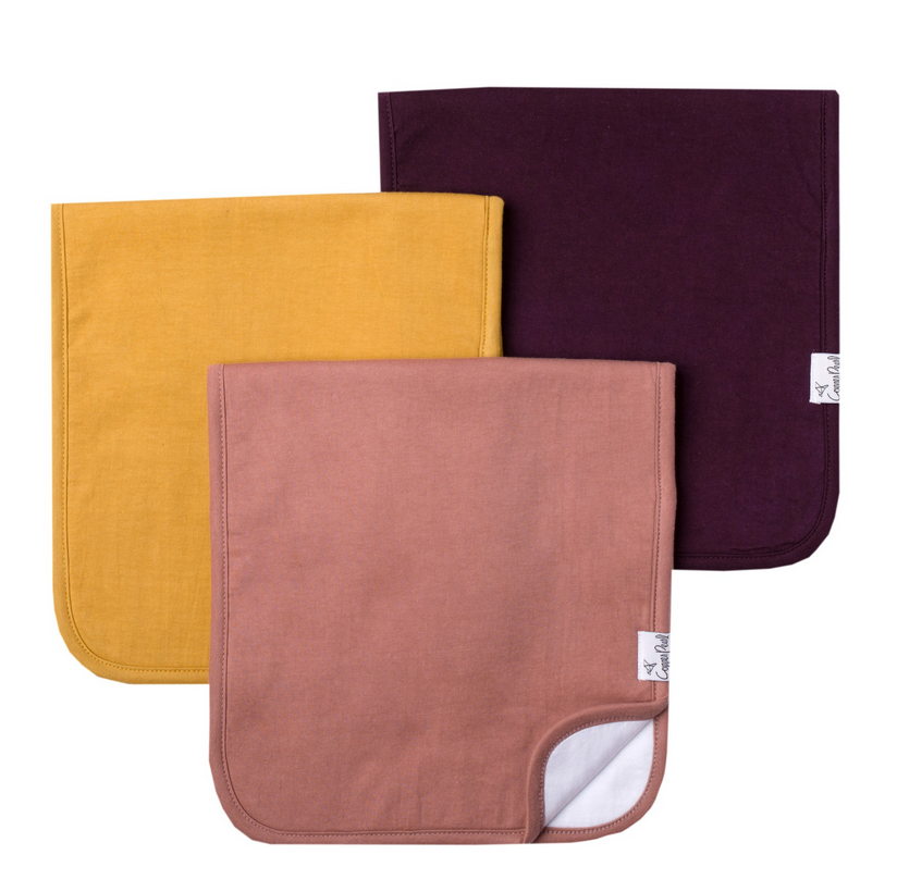 Copper Pearl Jade Burp Cloth - Elegant Mommy
