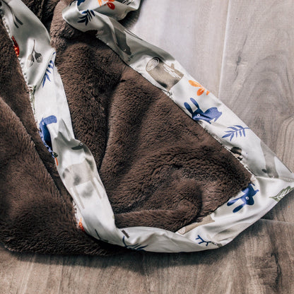 Saranoni : Satin Border Receiving Blanket - Elegant Mommy