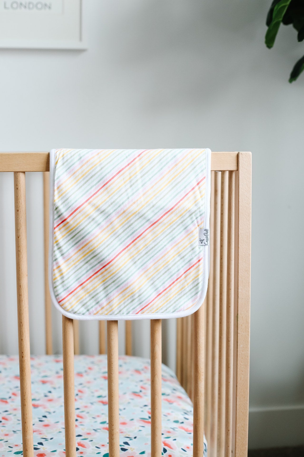 Copper Pearl Leilani Burp Cloth - Elegant Mommy