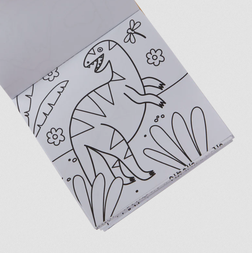 Carry-Along Coloring Book DinoLand - Elegant Mommy