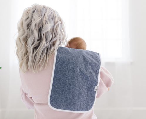 Copper Pearl Lennon Burp Cloth - Elegant Mommy