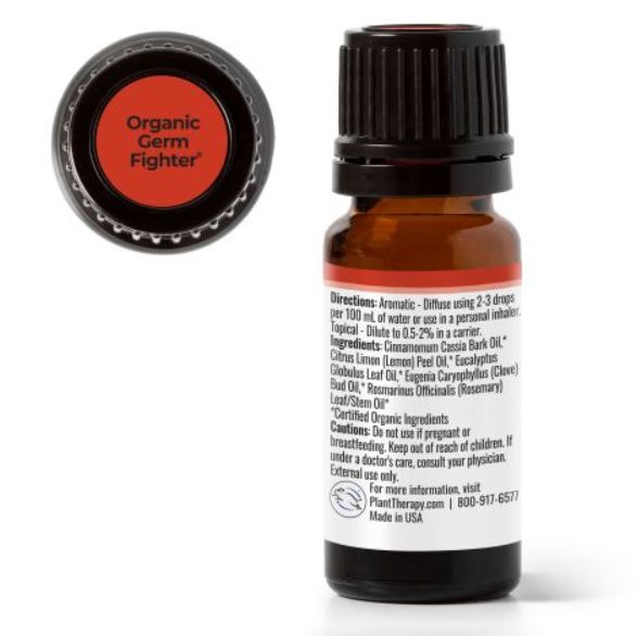 Plant Therapy Essential Oil  Germ Fighter - Organic - Elegant Mommy