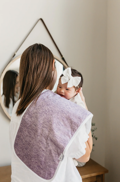 Copper Pearl Lacie Burp Cloth - Elegant Mommy