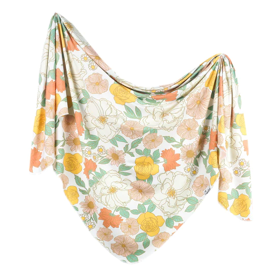 Rose Knit Blanket Single - Elegant Mommy
