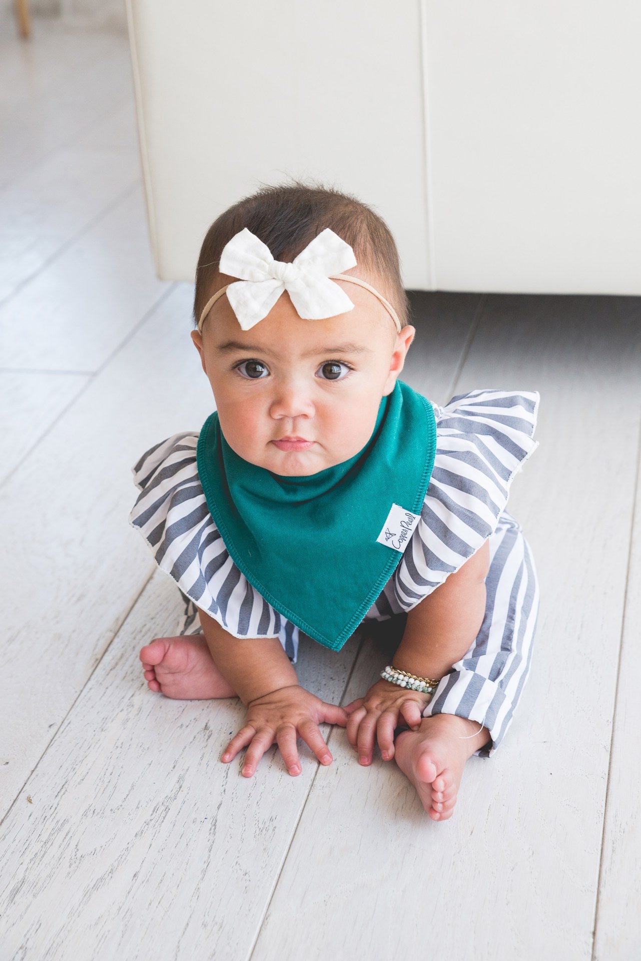 Copper Pearl Jade Bibs - Elegant Mommy