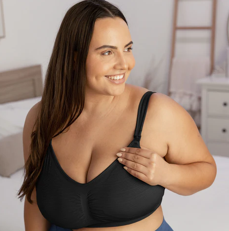 *Sublime Busty Hands Free Pumping Bra Black  Small - Elegant Mommy