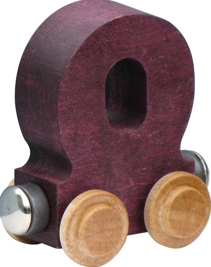 Wooden Name Trian - Stained - Elegant Mommy