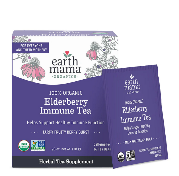 Organic Elderberry Immune Tea - Elegant Mommy
