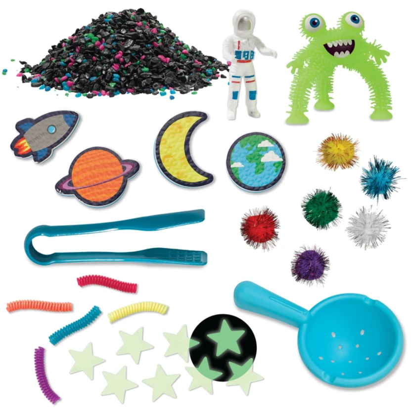 Sensory Bin Outer Space - Elegant Mommy