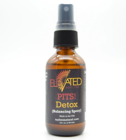 ELEVATED – PITS! Detox Balancing SPRAY – 2oz - Elegant Mommy