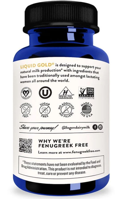 Legendairy Milk : Liquid Gold® (60 capsule) - Elegant Mommy