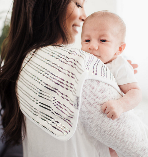 Copper Pearl Chip Burp Cloths - Elegant Mommy