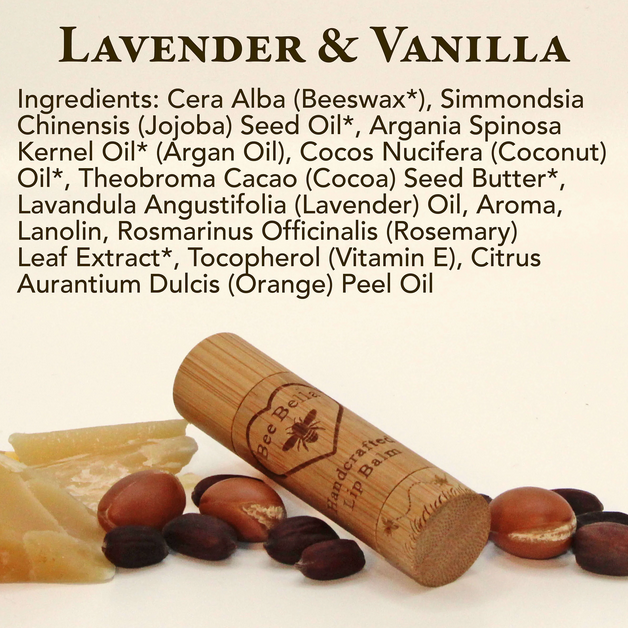 Lavender Vanilla Lip Balm - Elegant Mommy