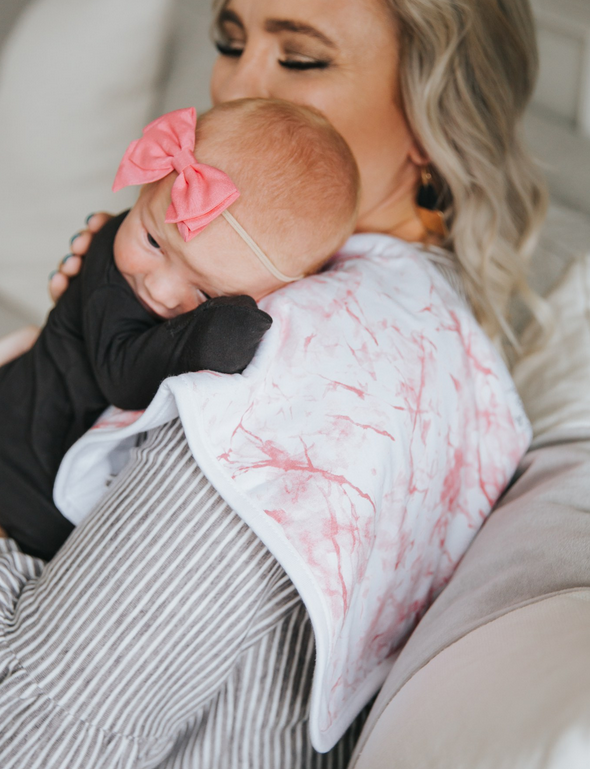 Copper Pearl  Enchanted Burp Cloth - Elegant Mommy