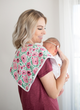 Copper Pearl Bloom Burp Cloths - Elegant Mommy
