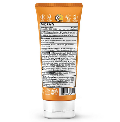 Kids Mineral Sunscreen Cream SPF 40- 2.9 oz - Elegant Mommy