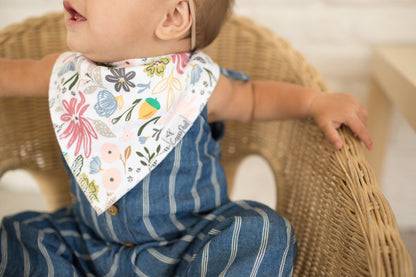 Copper Pearl Olive Bibs - Elegant Mommy