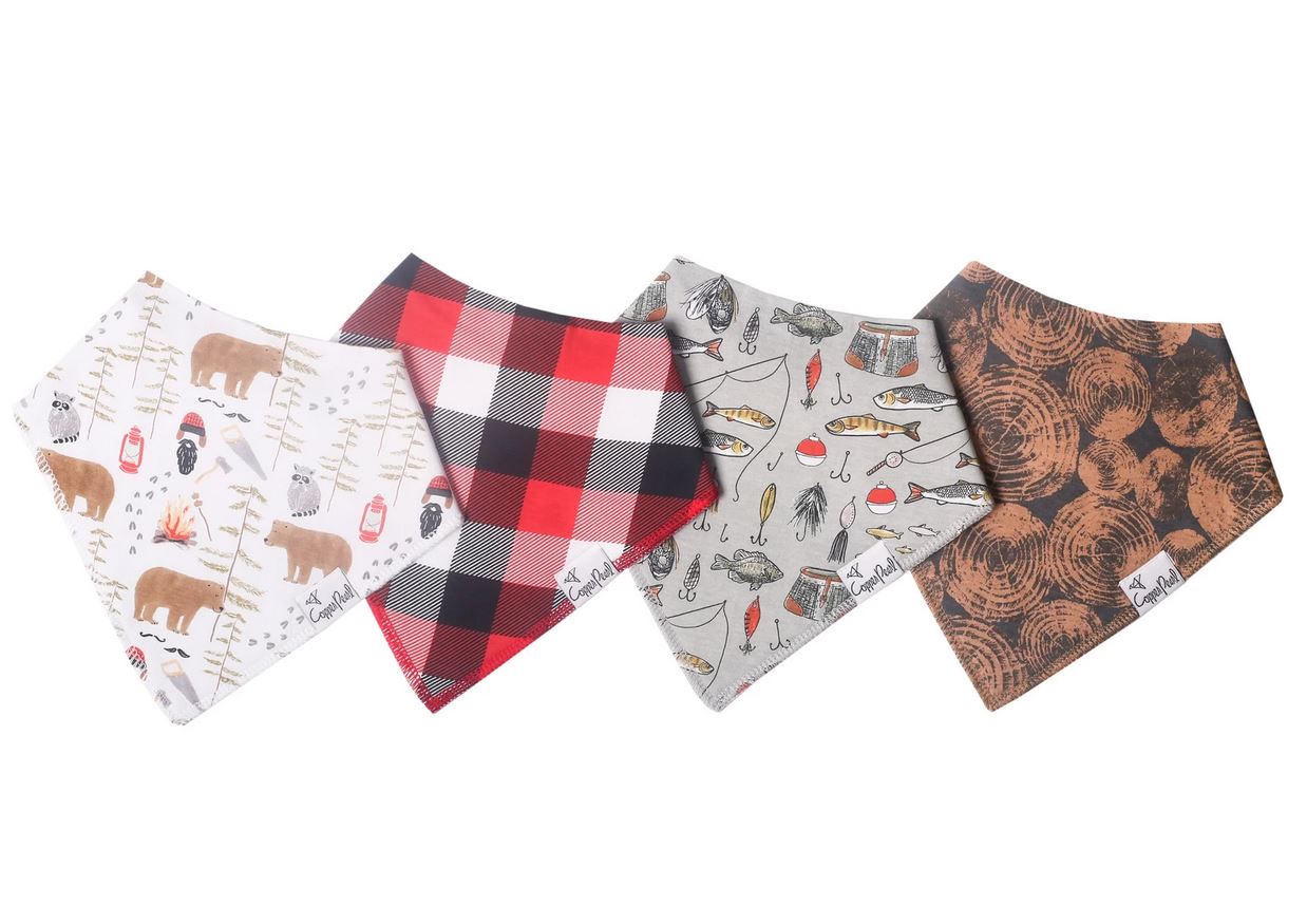 Copper Pearl Lumberjack Bibs - Elegant Mommy
