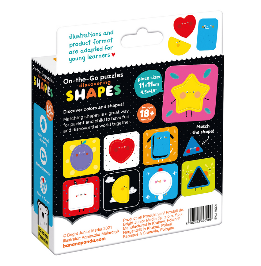 On-the-Go Puzzle Sorting Shapes - Elegant Mommy