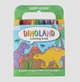 Carry-Along Coloring Book DinoLand - Elegant Mommy
