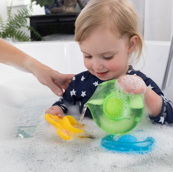 Bubble Bath Whisk, blue - Elegant Mommy