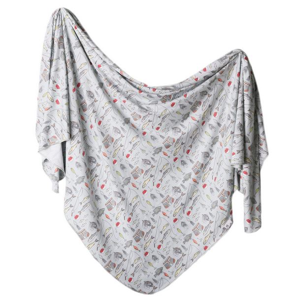 Trout Knit Blanket Single - Elegant Mommy