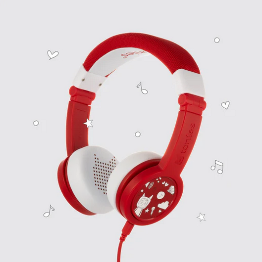 Headphones -Red - Elegant Mommy