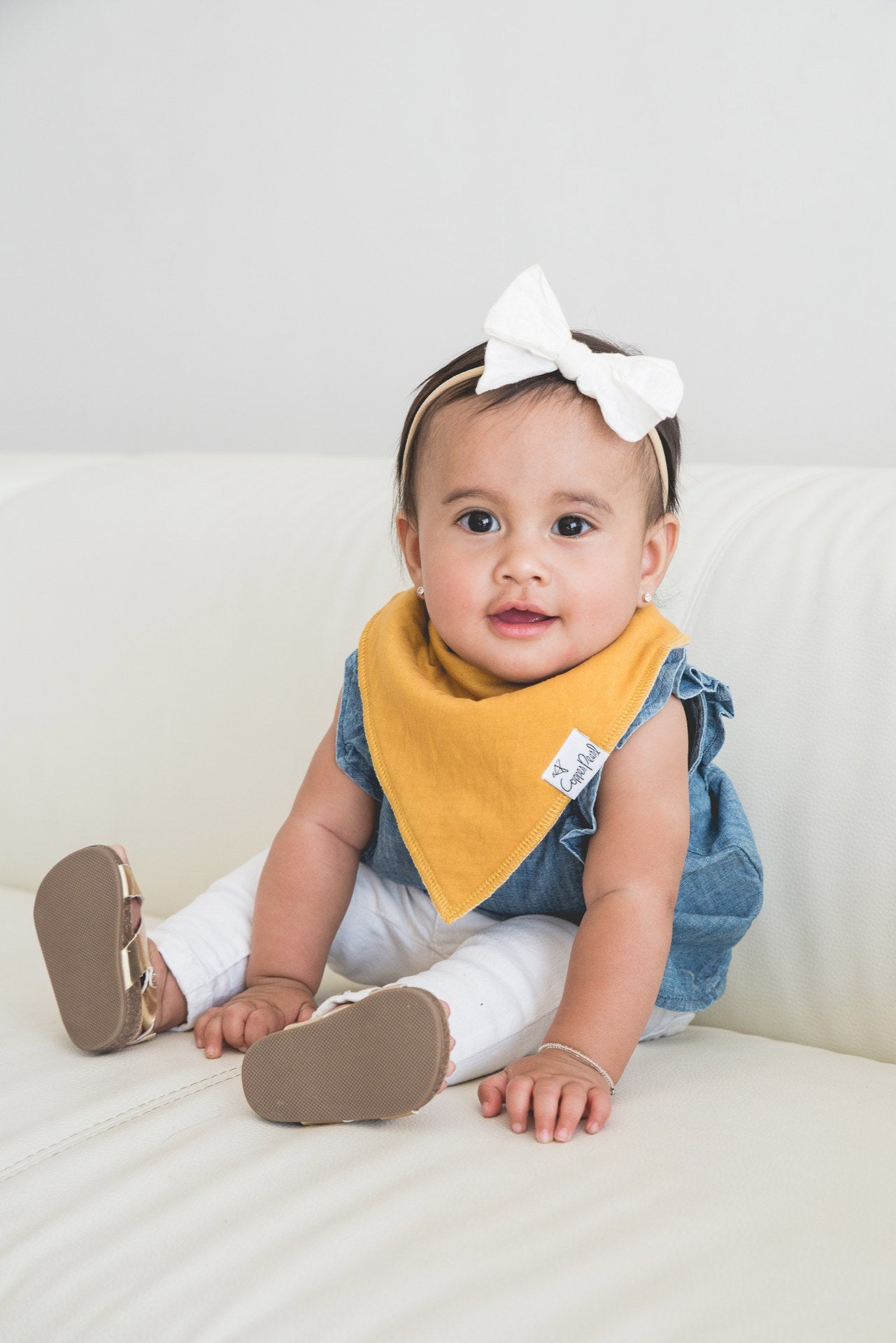 Copper Pearl Jade Bibs - Elegant Mommy