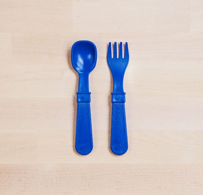 Replay, Toddler Utensil Fork and Spoon Set - Elegant Mommy