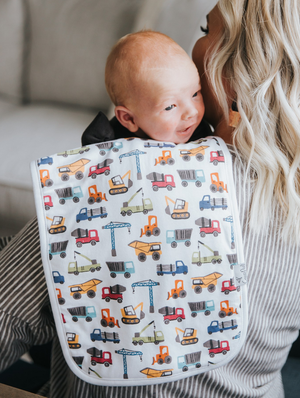 Copper Pearl Diesel Burp Cloth - Elegant Mommy