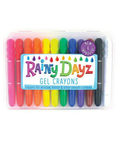 Ooly: Rainy Dayz Gel Crayons - Set of 12 - Elegant Mommy