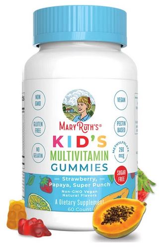 Mary Ruth's  Kids Multivitamin Gummies (60 count) - Elegant Mommy