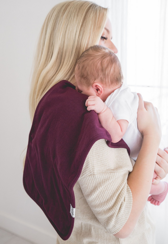 Copper Pearl Jade Burp Cloth - Elegant Mommy