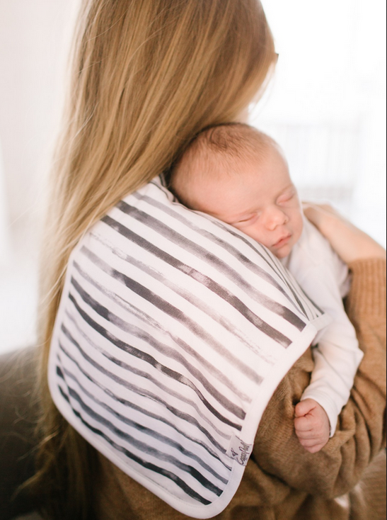 Copper Pearl Noah Burp Cloth - Elegant Mommy