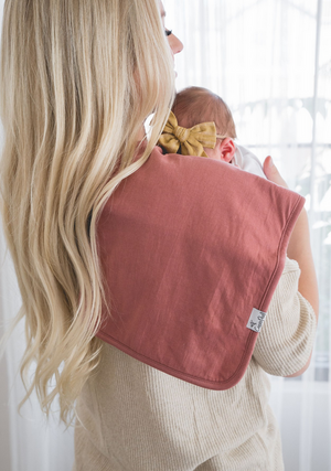 Copper Pearl Jade Burp Cloth - Elegant Mommy