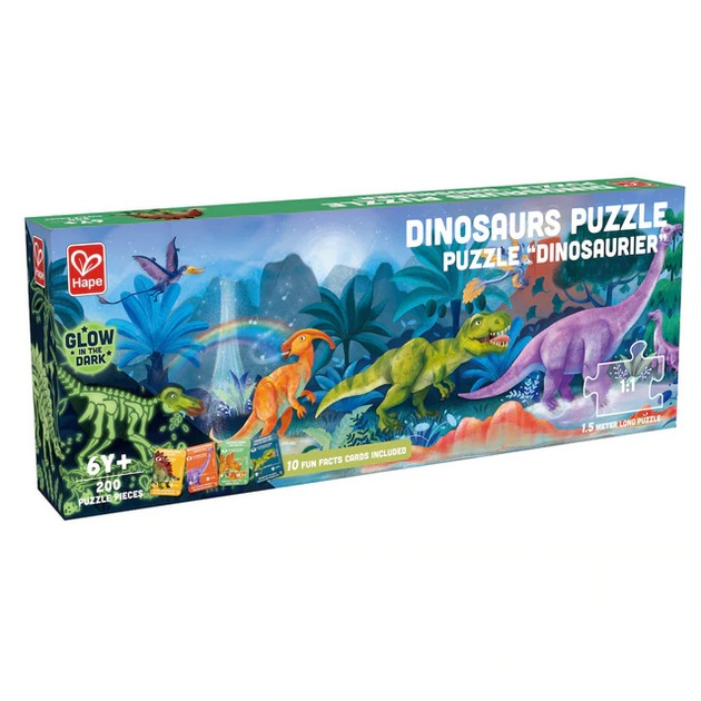 Dinosaur Puzzle Glow In The Dark - Elegant Mommy