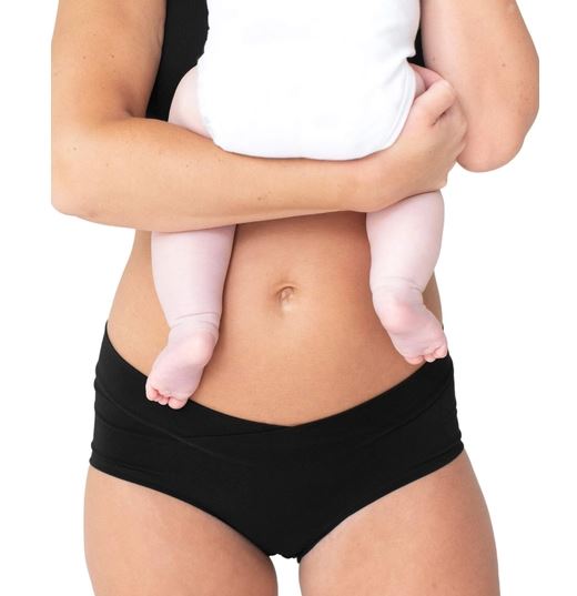 Bamboo Maternity Hipster Panties 2 Pack  Neutrals - Elegant Mommy