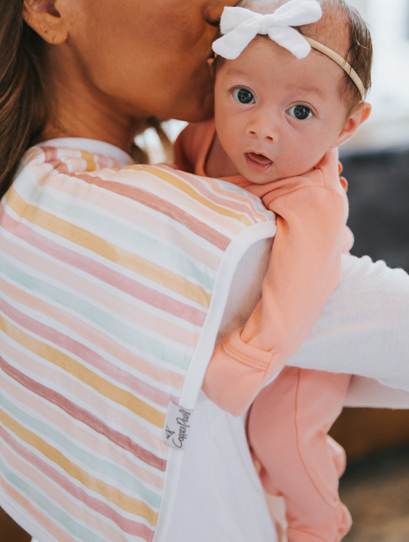 Copper Pearl  Enchanted Burp Cloth - Elegant Mommy