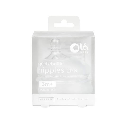 Olababy Nipple 2PK Medium Flow - Elegant Mommy