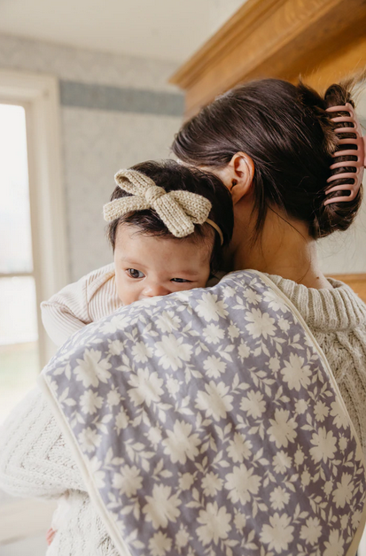 Copper Pearl Lacie Burp Cloth - Elegant Mommy