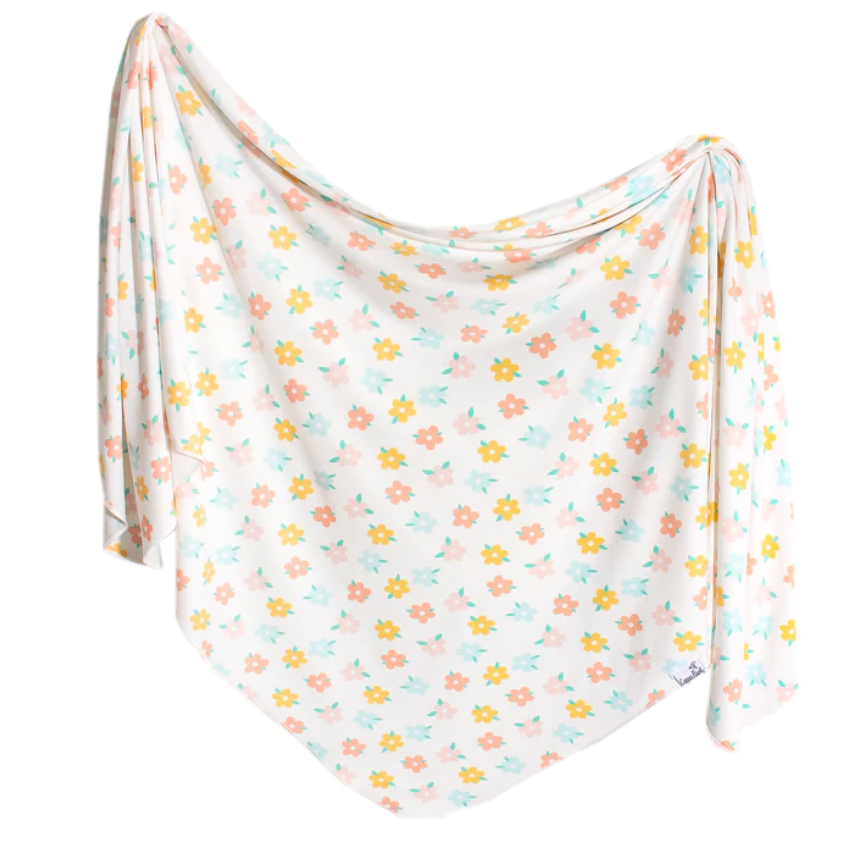 Daisy Knit Blanket Single - Elegant Mommy