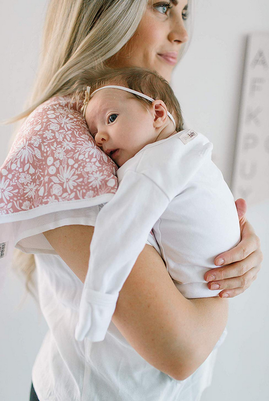 Copper Pearl Olive Burp Cloth - Elegant Mommy