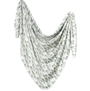 Copper Pearl Swaddle Evergreen - Elegant Mommy