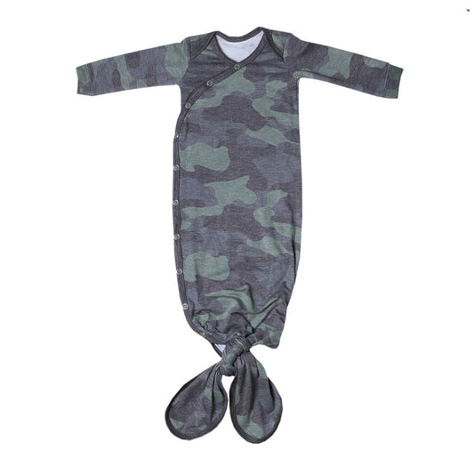 Hunter Newborn Knotted Gown - Elegant Mommy