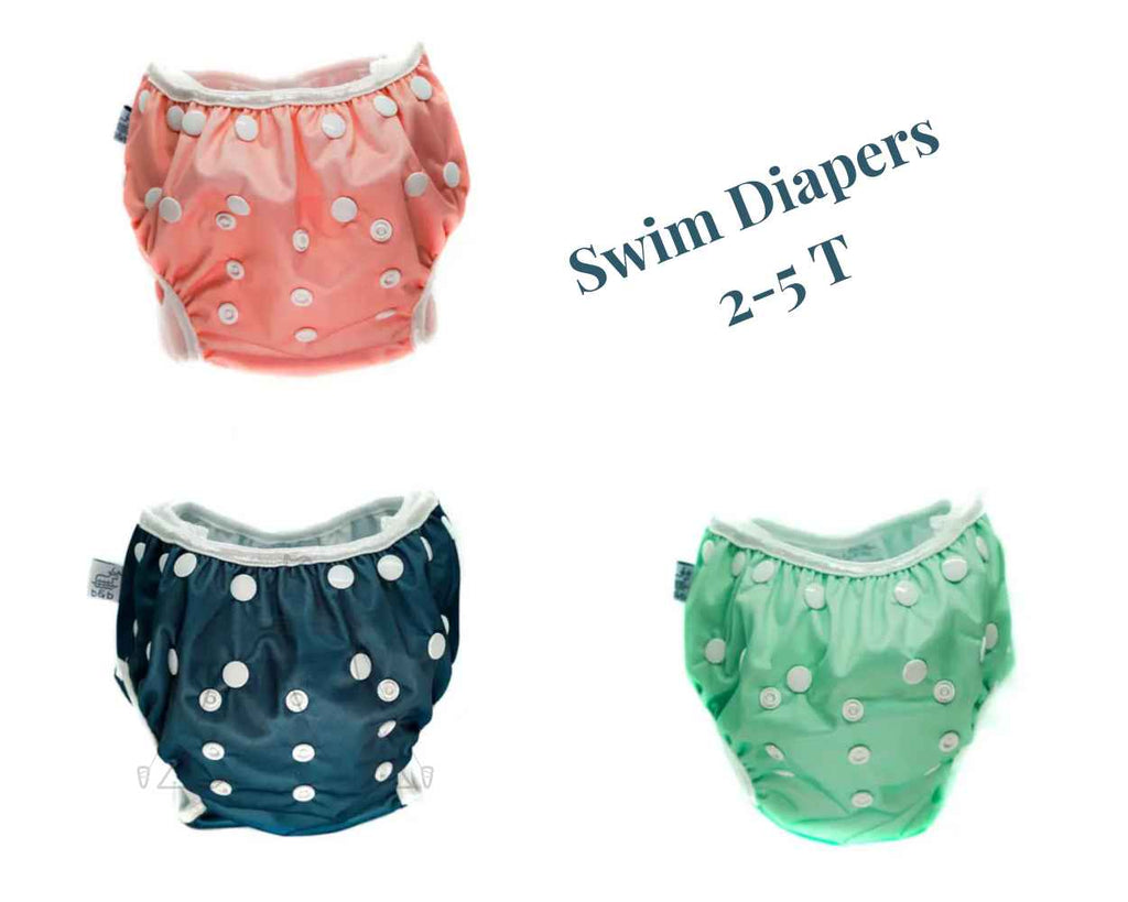 Solid Reusable Swim Diaper - 2-5T - Elegant Mommy