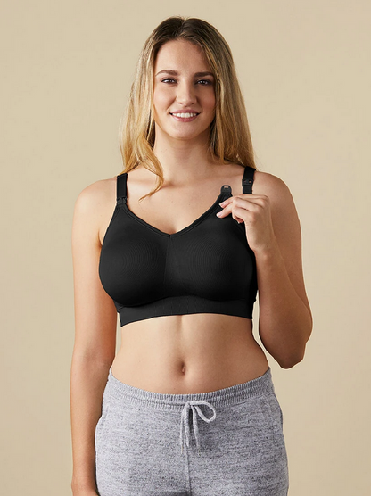 Body Silk Seemless Bra - Black - Elegant Mommy