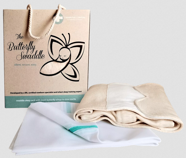 The Butterfly Swaddle- S (7-12lbs) - Elegant Mommy